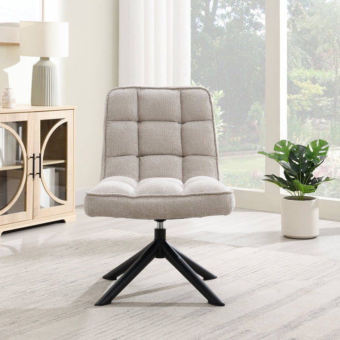 Fauteuil Luchon Japandi Stone Draaibaar