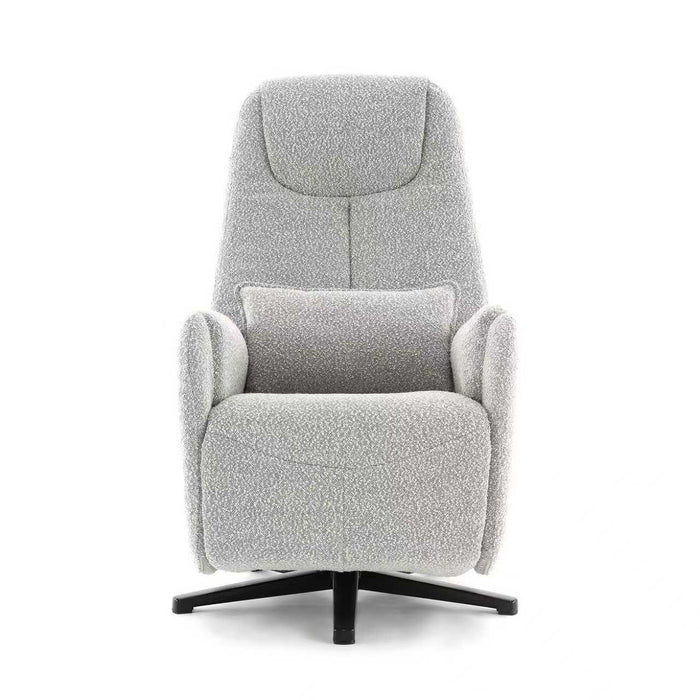 Elektrisch Relax Fauteuil Gervais Boucle Taupe