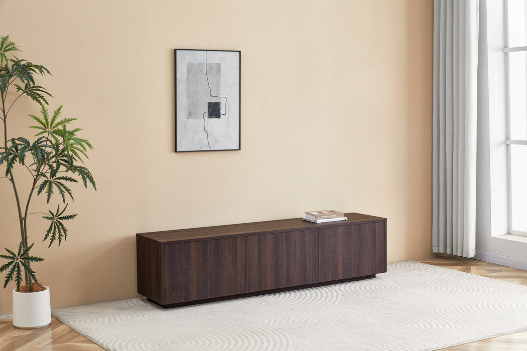 Meuble TV LAMOR Japandi Noyer 180CM