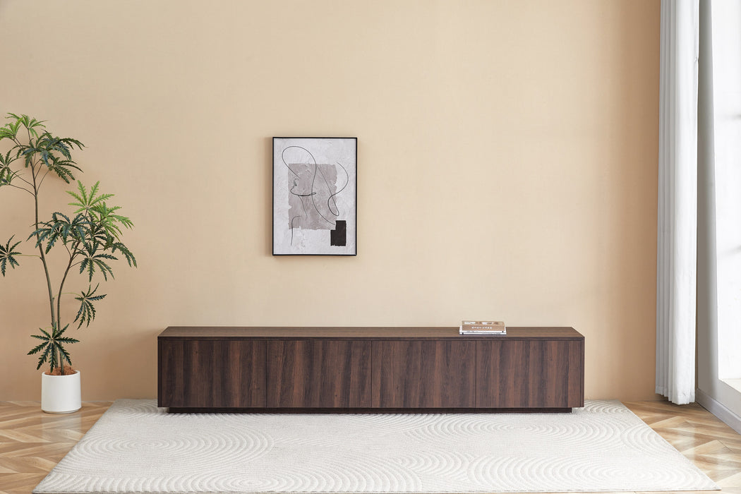 Meuble TV LAMOR Japandi Noyer 240CM