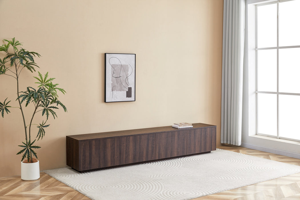 Meuble TV LAMOR Japandi Noyer 240CM