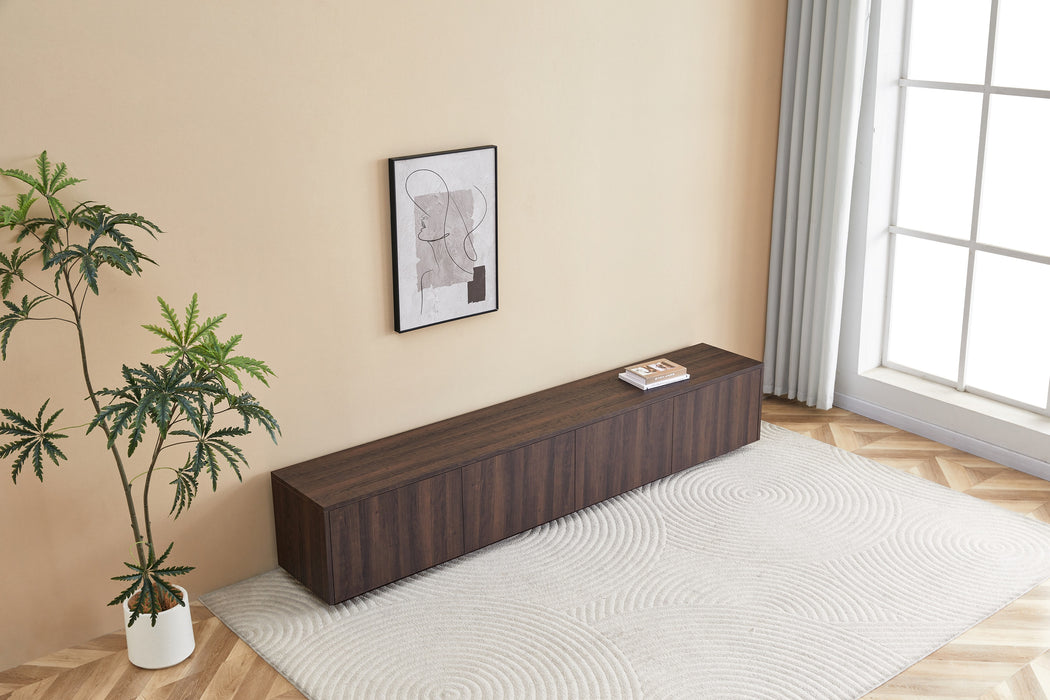 Meuble TV LAMOR Japandi Noyer 240CM