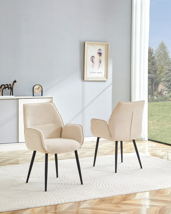 MONTRA Eetkamerstoel Linnen Stone