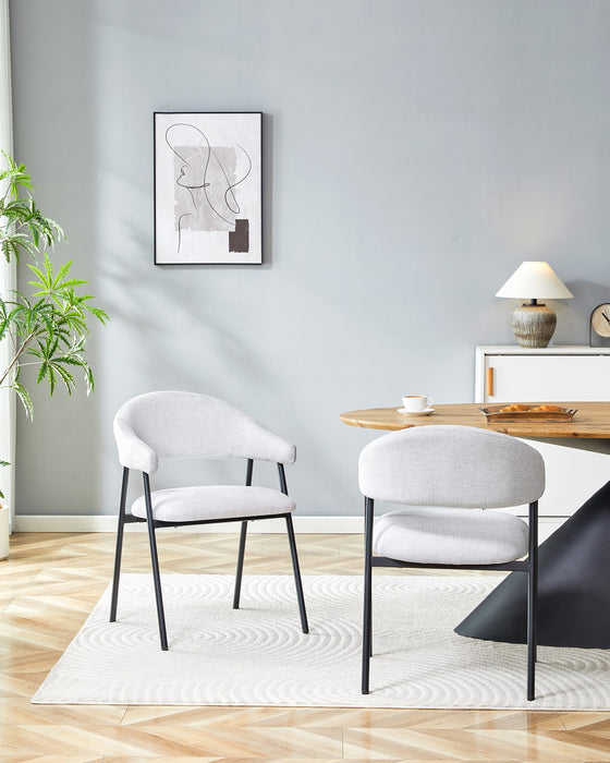 Chaise de salle à manger ABONZ Symphony Creme