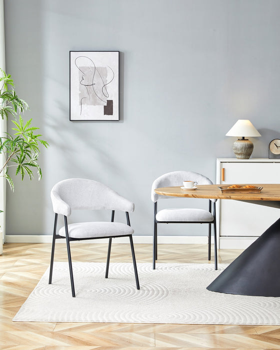 Chaise de salle à manger ABONZ Symphony Creme