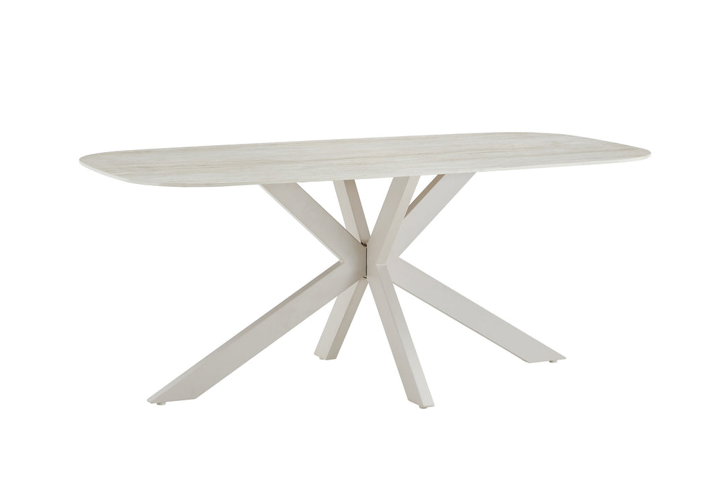 Eettafel VABRE Keramiek Creme 180 cm