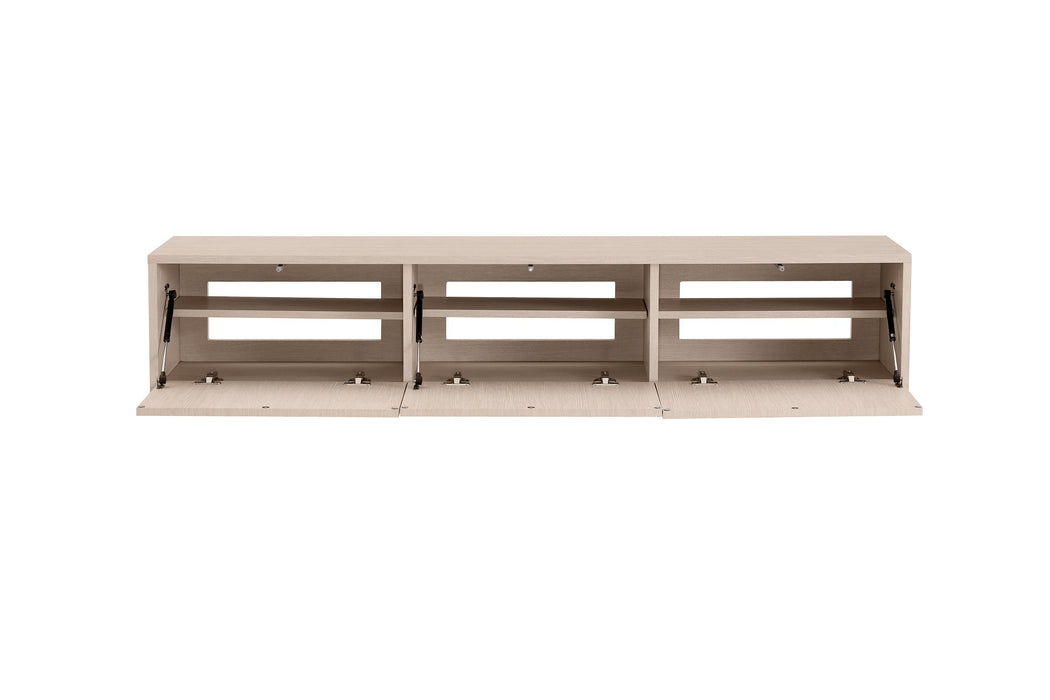 Meuble TV Suspendu VIEUX Taupe 180 CM