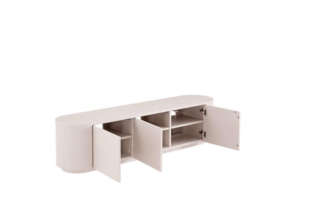 TV-meubel CERNY Japandi Ivoor 180CM