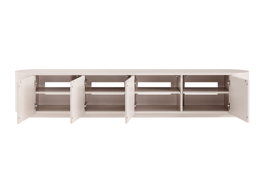 TV-meubel CERNY Japandi Ivoor 240CM