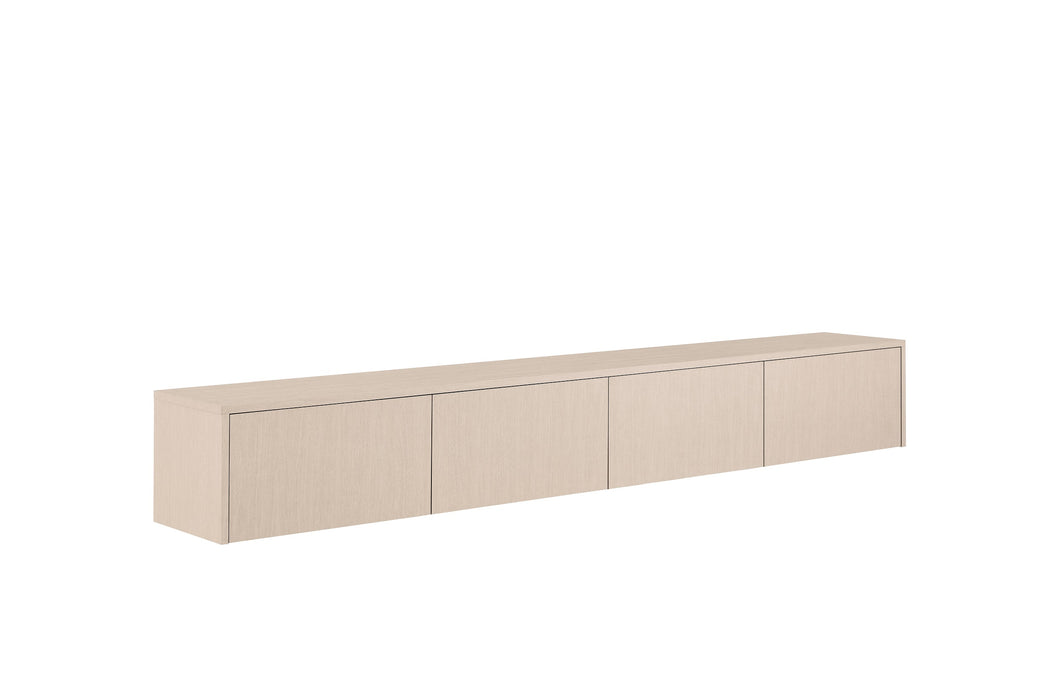 Zwevend Japandi TV-meubel VIEUX Taupe 240CM