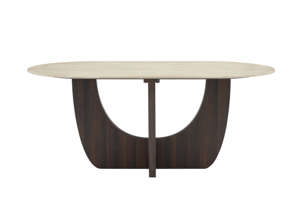 Table à manger ARMOY Élégance Japandi 180 cm