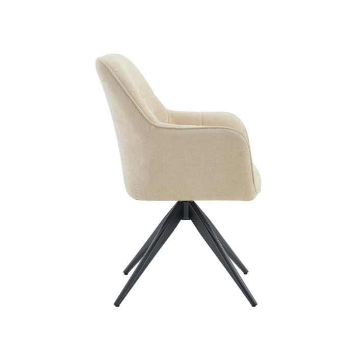 Eetkamerstoel Niort Linnen Stone