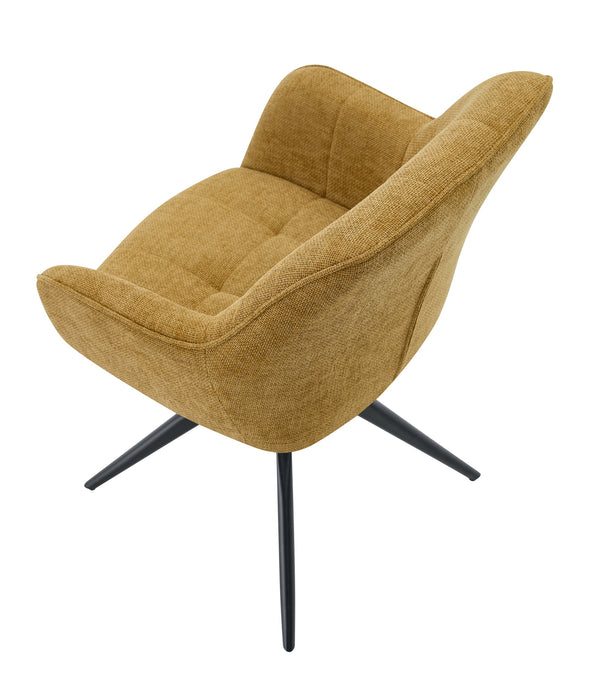 Eetkamerstoel Niort Linnen Okergeel