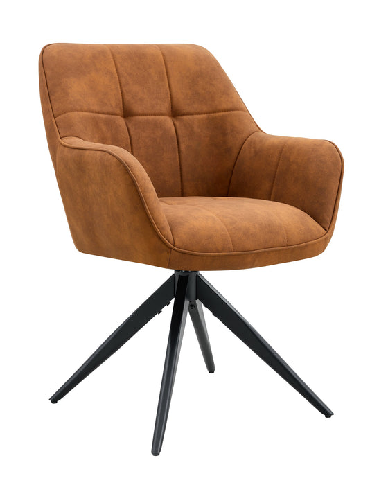 Eetkamerstoel Niort Leer Cognac