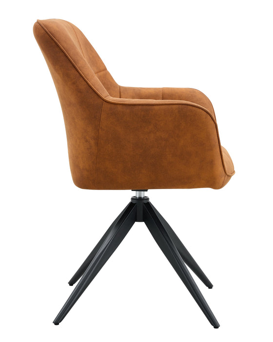 Eetkamerstoel Niort Leer Cognac