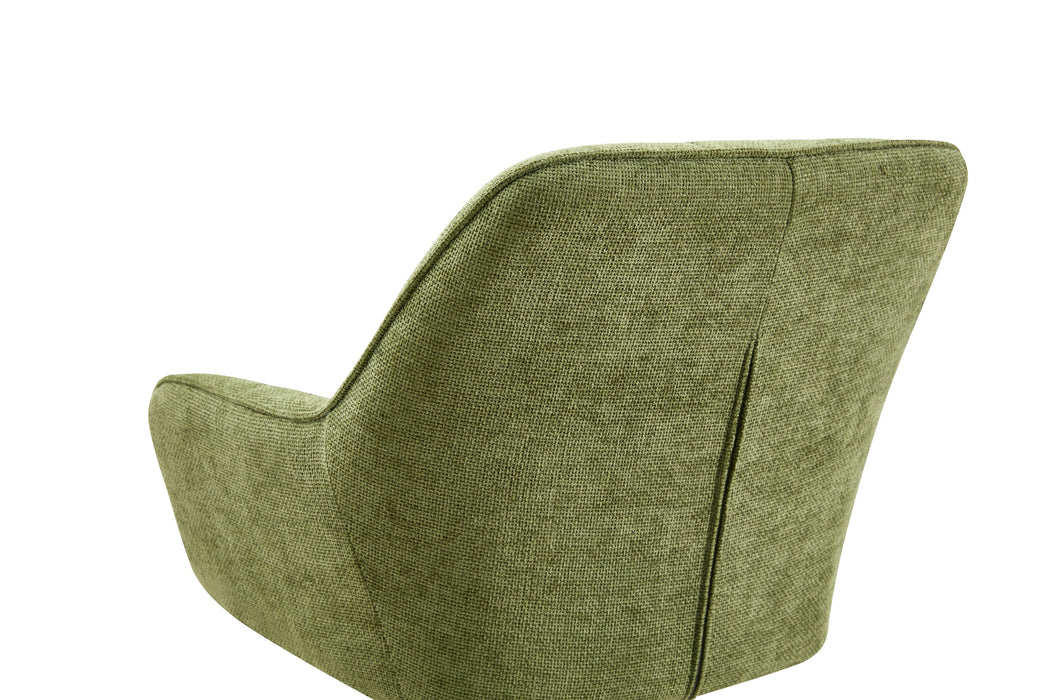 Eetkamerstoel Niort Linnen Smaragdgroen