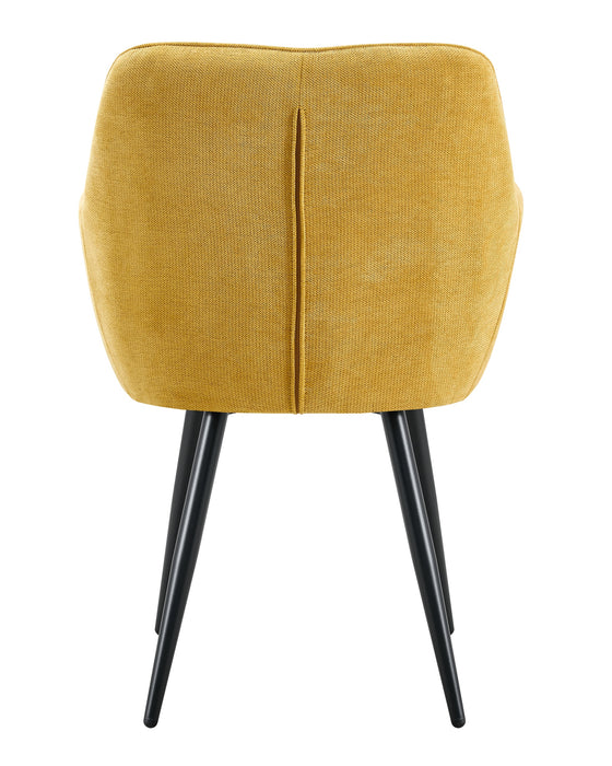 Eetkamerstoel Dole Linnen Okergeel
