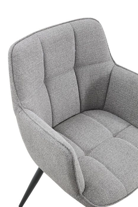 Esszimmerstuhl Dole Bouclé Grau