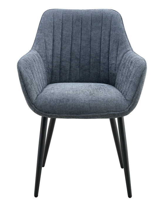 Chaise de salle à manger AUTIEN Lin Bleu