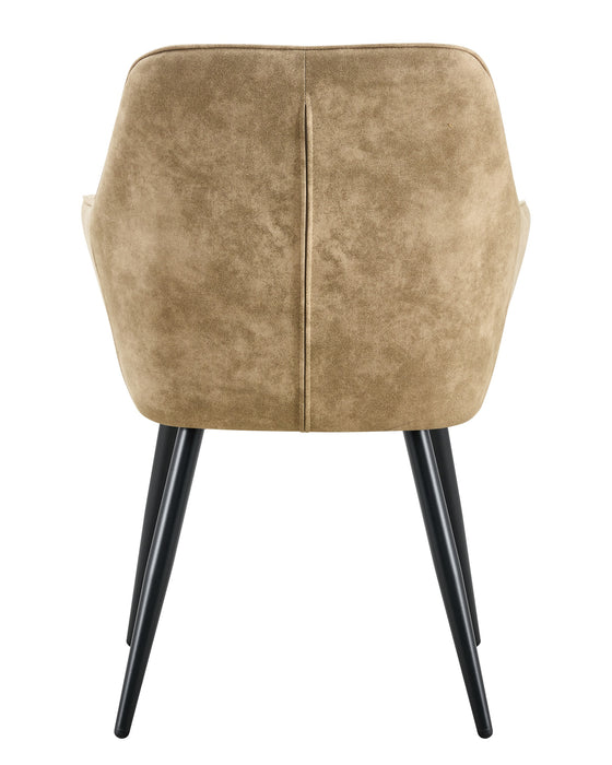 Chaise de salle à manger AUTIEN Microfibre Cuir Stone