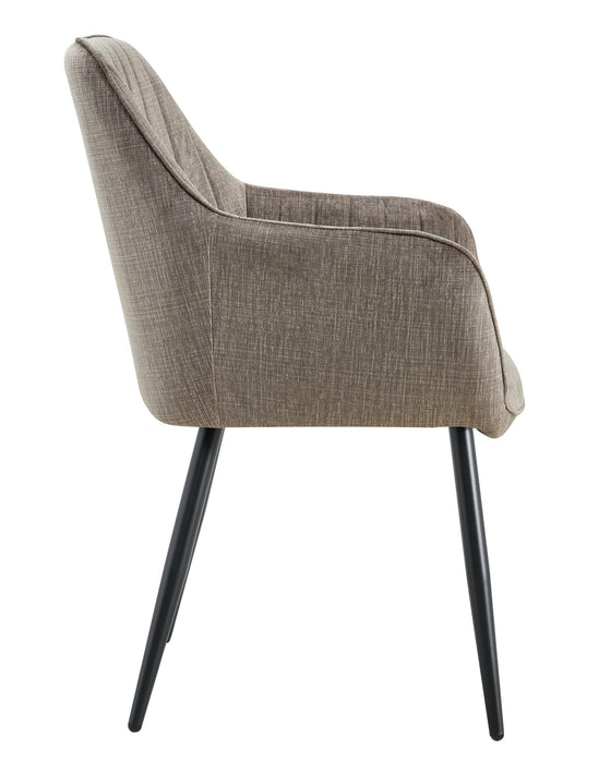 Esszimmerstuhl AUTIEN Velours Taupe