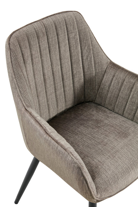 Esszimmerstuhl AUTIEN Velours Taupe