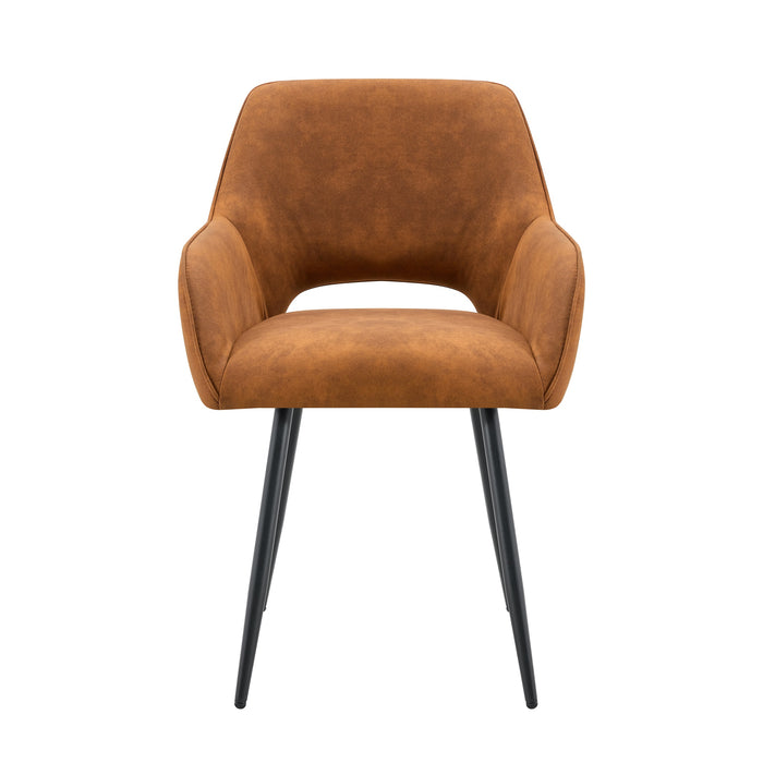Eetkamerstoel Origny Leer Cognac