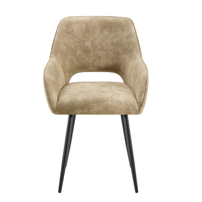 Chaise de Salle à Manger Origny Cuir Taupe