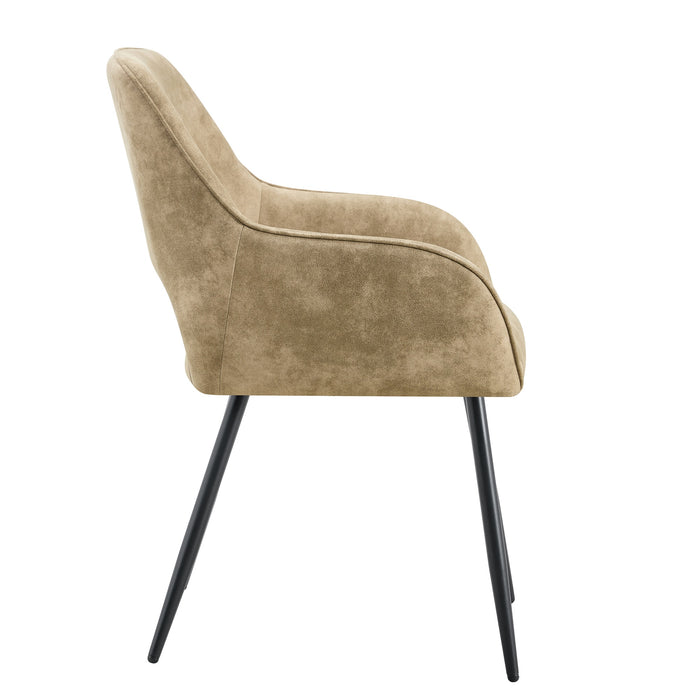 Chaise de Salle à Manger Origny Cuir Taupe