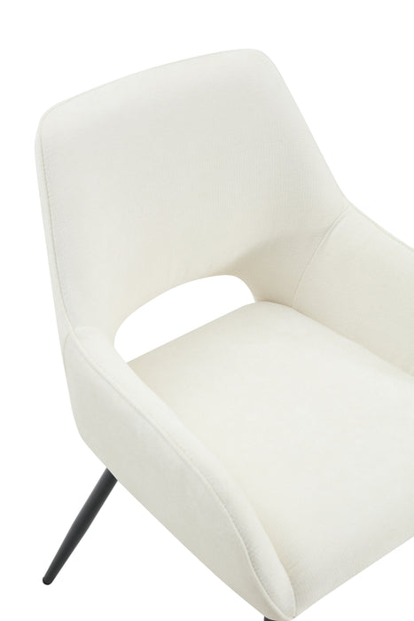 Esszimmerstuhl Origny Leinen Creme