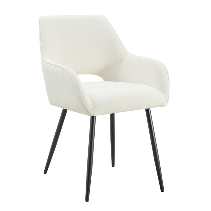 Esszimmerstuhl Origny Leinen Creme