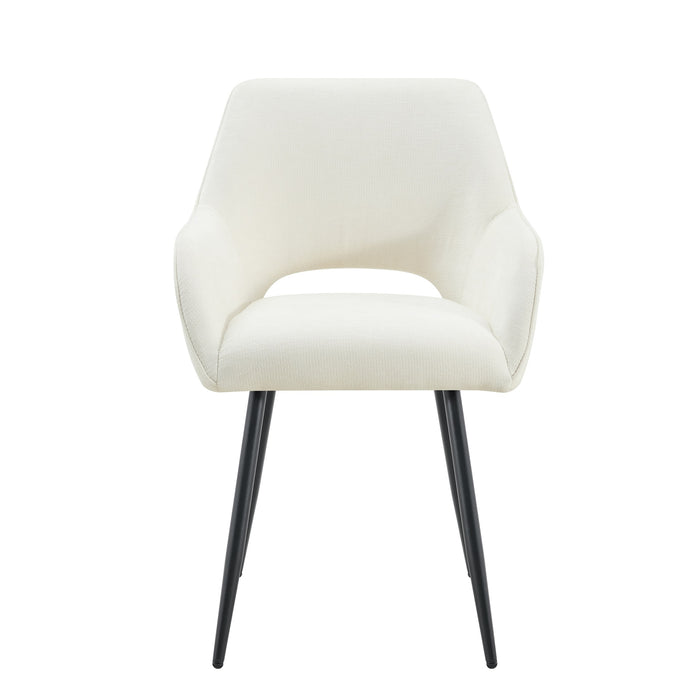 Esszimmerstuhl Origny Leinen Creme