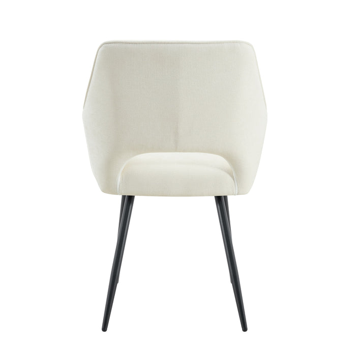 Esszimmerstuhl Origny Leinen Creme