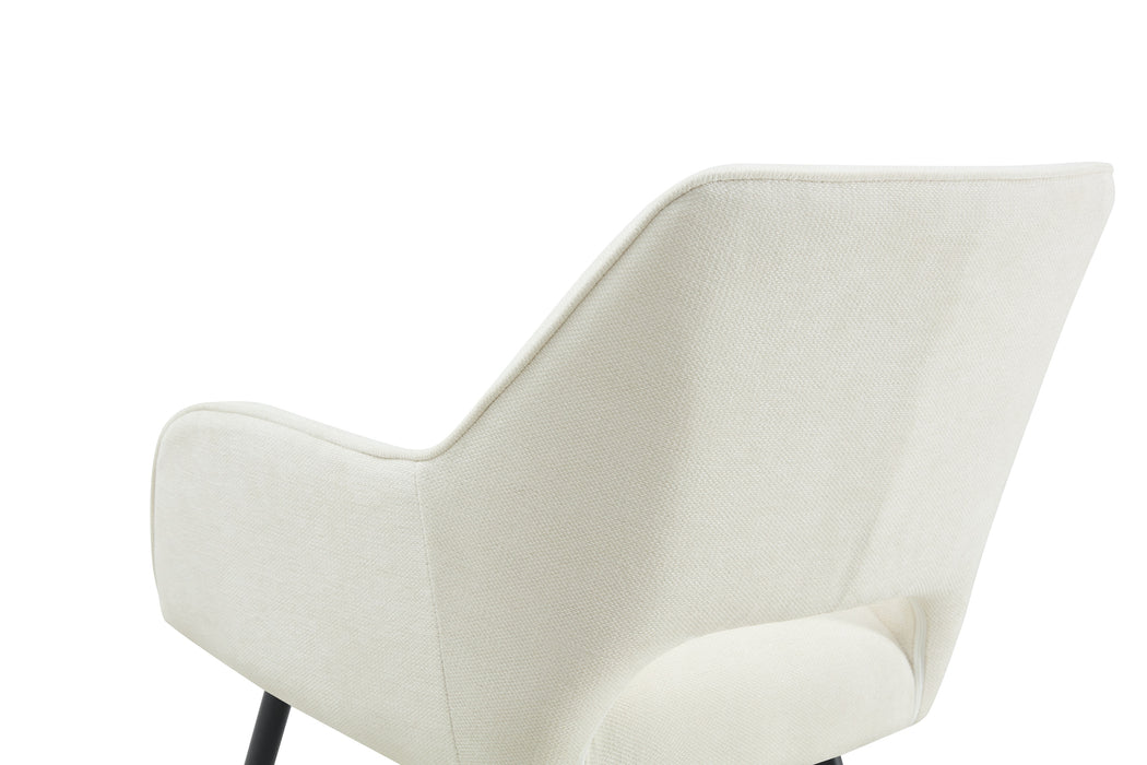 Esszimmerstuhl Origny Leinen Creme