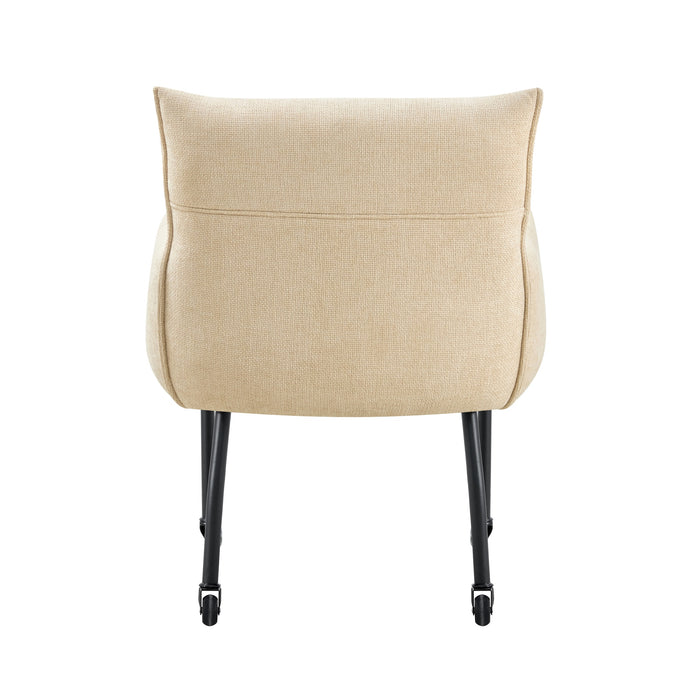 Industrielle Esszimmerstuhl Ourier Leinen Stone