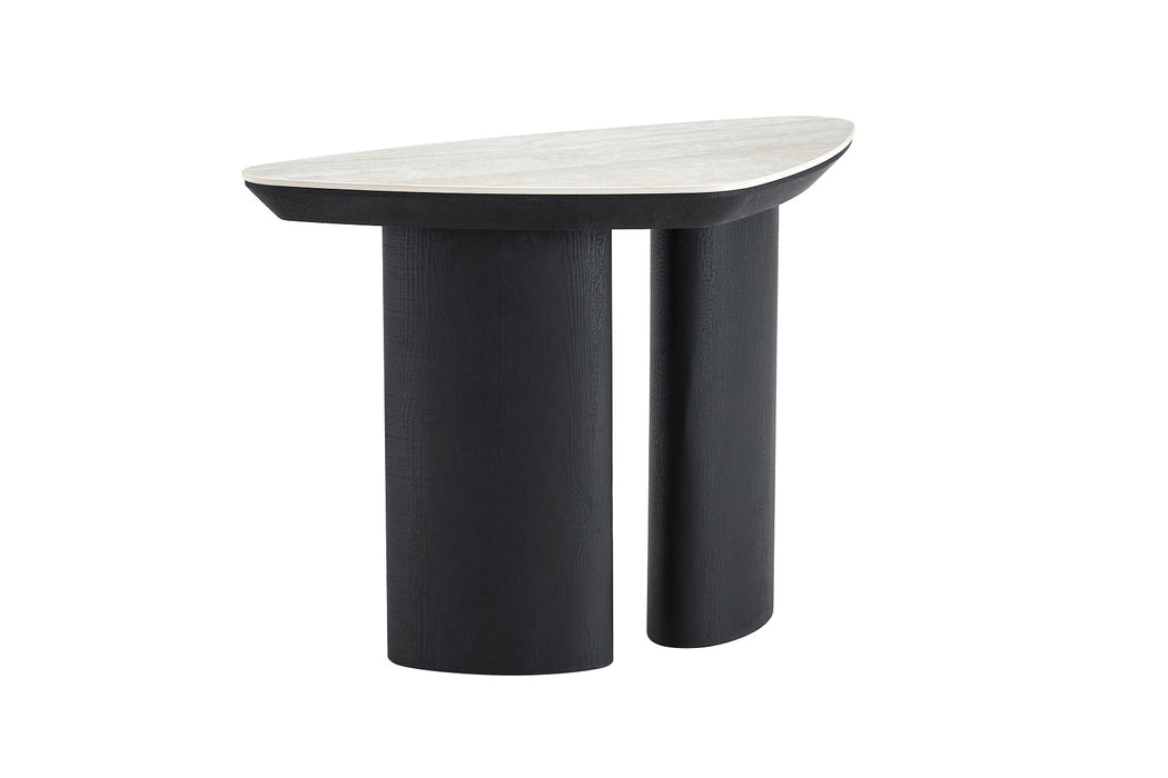 2IN1 set Salontafel CHERON Organisch Keramiek Creme