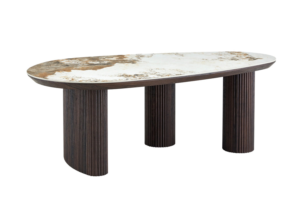 Salontafel CORCONE Keramiek Organisch 130 cm