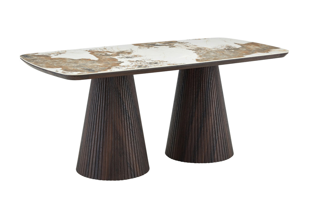 Keramik Esstisch VORUY Pandora-Optik 180x90 cm
