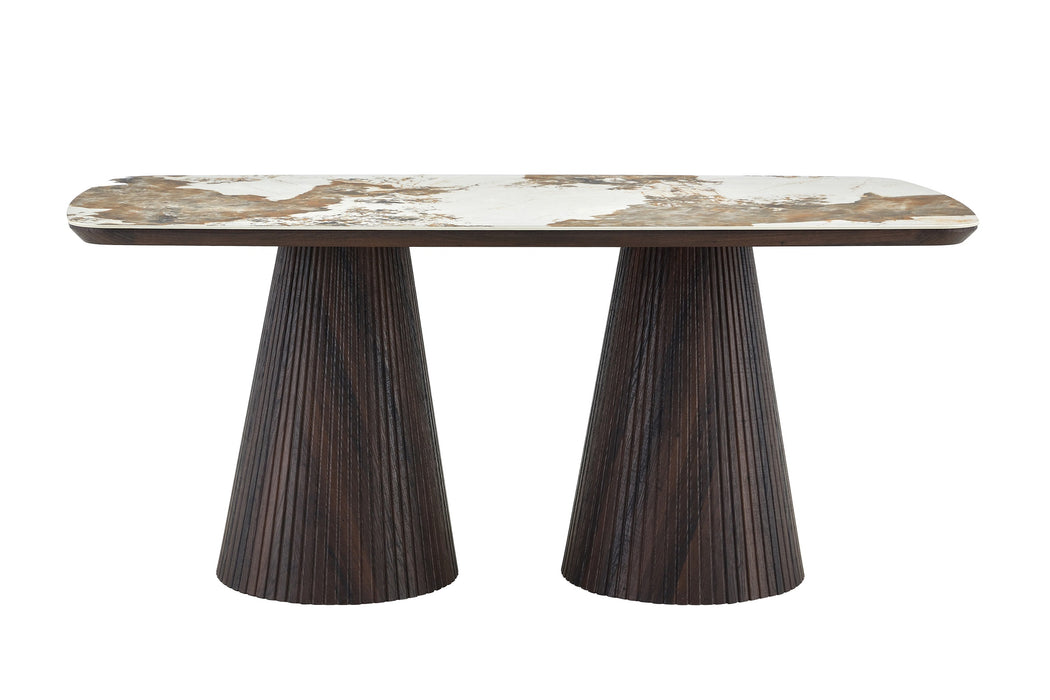 Keramik Esstisch VORUY Pandora-Optik 180x90 cm