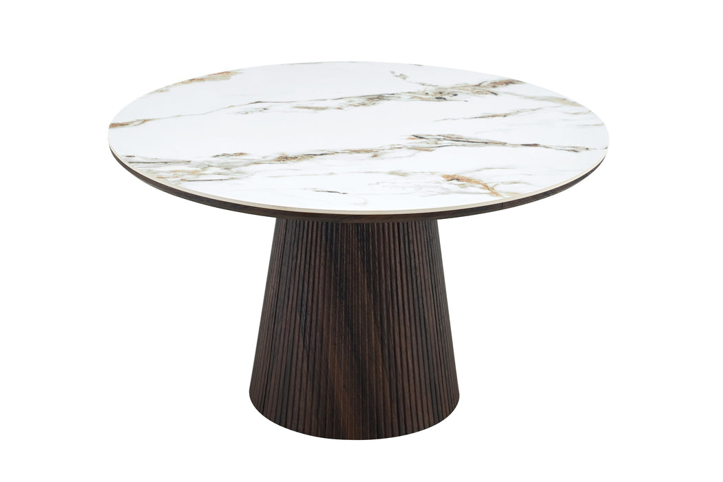 Eettafel GANIER Pandora Keramiek Rond 130 cm