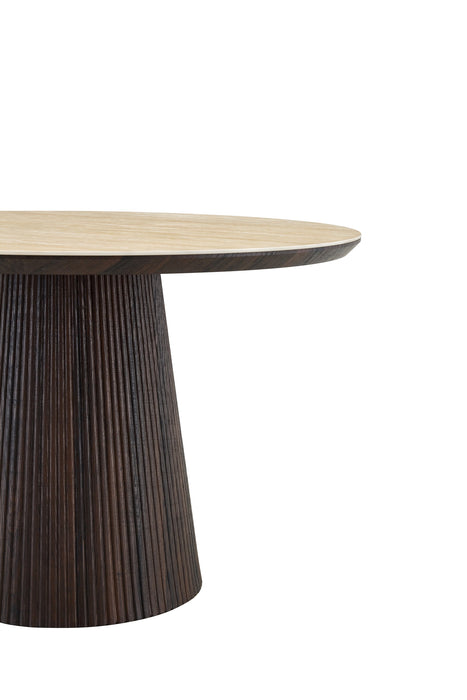 Eettafel GANIER Keramiek Zand Rond 120 cm