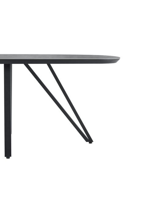 Table à manger TRESSIN Céramique Anthracite 180 cm