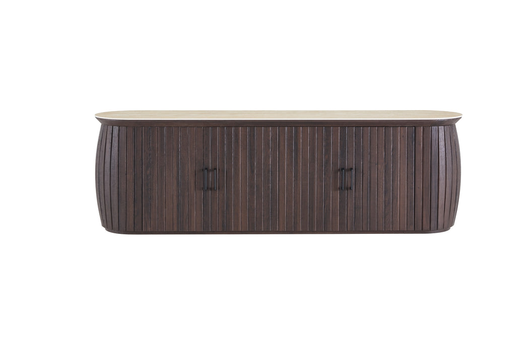 TV-meubel LADOUR Walnoot Keramiek 180 cm