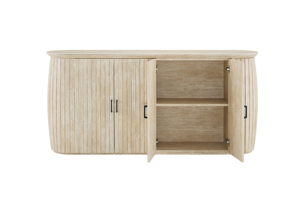 Dressoir LADOUR Travertin Keramiek 180 cm