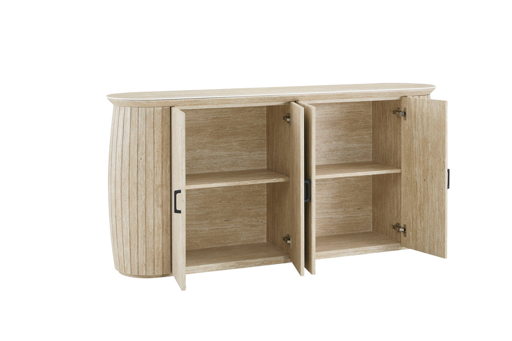 Dressoir LADOUR Travertin Keramiek 180 cm