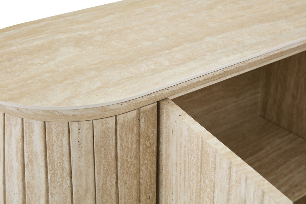 Dressoir LADOUR Travertin Keramiek 180 cm