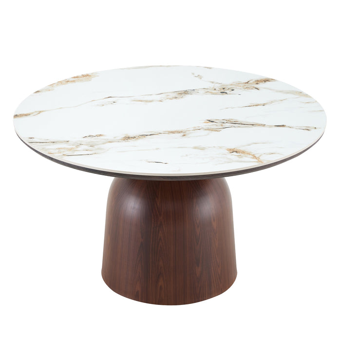 Table de salle à manger ronde MEDARD 130 cm Pandora