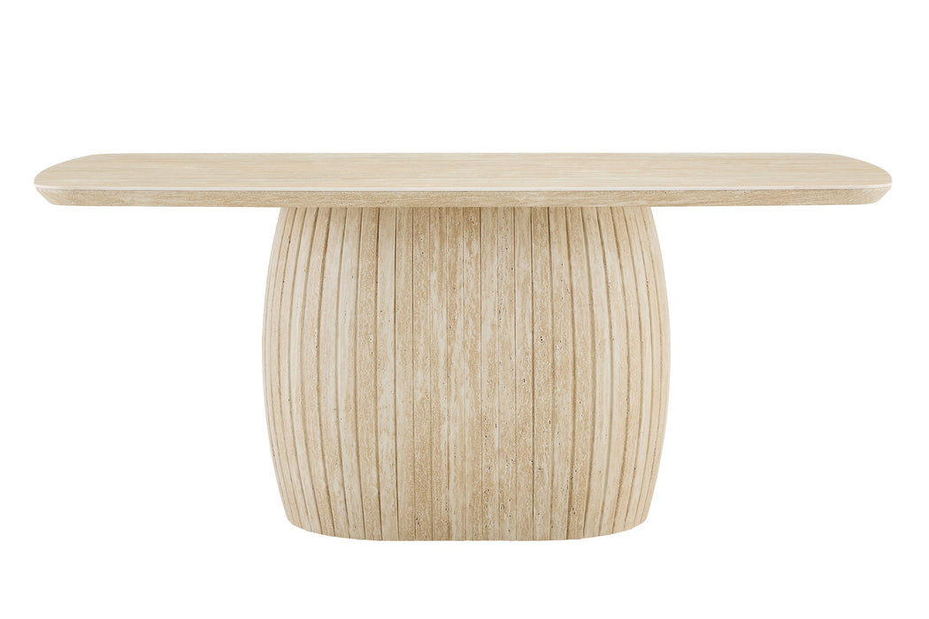 Eettafel LADOUR Keramiek Travertin 180 cm