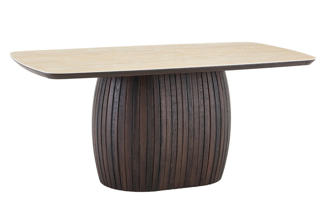 Eettafel LADOUR Keramiek Walnoot 220 cm