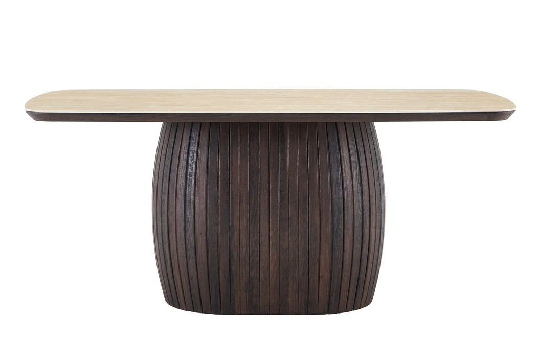Eettafel LADOUR Keramiek Walnoot 180 cm